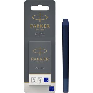Parker Quink Blue Fountain Pen Refill - High Quality, Pack of 5 Parker Quink Blue Fountain Pen Refill - High Quality, Pack of 5