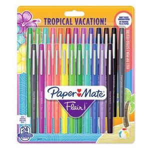 Stylo gel multicolore Paper Mate Flair Tropical - Type de produit - Publicité Stylo gel multicolore Paper Mate Flair Tropical - Type de produit - Publicité