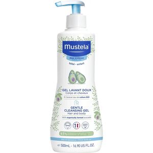 Mustela Mild Rengjøringsgel for Baby - Kropp & Hår - 500ml Mustela Mild Rengjøringsgel for Baby - Kropp & Hår - 500ml