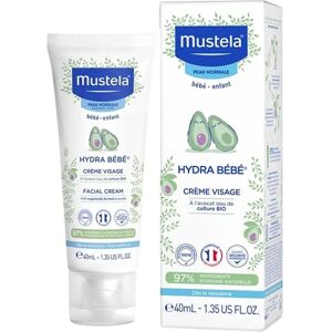 Mustela Hydra Bebe Moisturizing Face Cream for Babies - Natural & Gentle Mustela Hydra Bebe Moisturizing Face Cream for Babies - Natural & Gentle