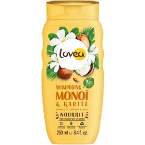 Lovea Shampoo Monoi & Huile de Karité - Cheveux Secs et Abîmés - 250ml - Publicité Lovea Shampoo Monoi & Huile de Karité - Cheveux Secs et Abîmés - 250ml - Publicité