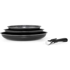 Juego de sartenes Arthur Martin AM130B - Para todo tipo de cocinas Juego de sartenes Arthur Martin AM130B - Para todo tipo de cocinas