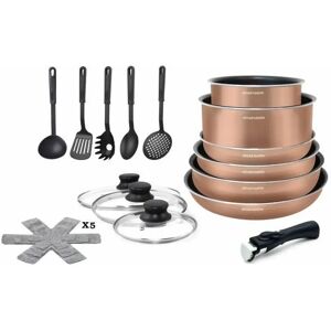 Arthur Martin 20-teiliges Aluminium Kochgeschirr-Set - Für alle Herde geeignet Arthur Martin 20-teiliges Aluminium Kochgeschirr-Set - Für alle Herde geeignet
