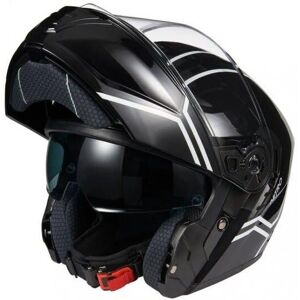KSK Modular Helmet - black/white vernis clair - M - Safety Standard ECE 22.06 KSK Modular Helmet - black/white vernis clair - M - Safety Standard ECE 22.06