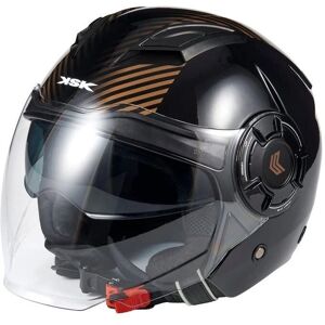 Casco jet KSK Modelo M Cobre Negro - ECE 22.06 Verano Casco jet KSK Modelo M Cobre Negro - ECE 22.06 Verano