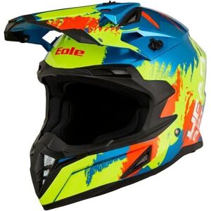 Casque Cross EOLE Headbot - Taille S - Bleu/jaune - Équipement moto - Publicité Casque Cross EOLE Headbot - Taille S - Bleu/jaune - Équipement moto - Publicité