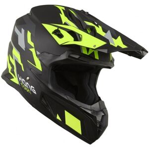 Casque de Motocross KSK HANGY003 - Jaune/Noir Taille L - Publicité Casque de Motocross KSK HANGY003 - Jaune/Noir Taille L - Publicité