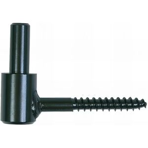 Charnière de porte en zinc ING Fixations - Diamètre 20mm - Noir - 12x90mm - Publicité Charnière de porte en zinc ING Fixations - Diamètre 20mm - Noir - 12x90mm - Publicité