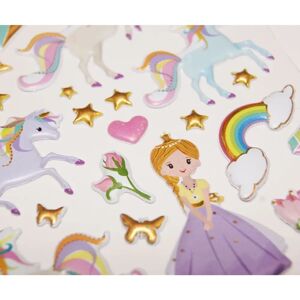 Tableau de décoration pour enfants Global Gift - Licornes - Autocollants 3D Multicolores 17,5x9x0,1cm - Publicité Tableau de décoration pour enfants Global Gift - Licornes - Autocollants 3D Multicolores 17,5x9x0,1cm - Publicité