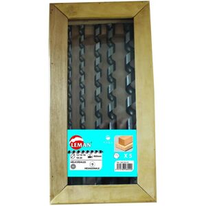 Ensemble de mèches LEMAN - 5 diamètres, 460mm, pour bois Ensemble de mèches LEMAN - 5 diamètres, 460mm, pour bois