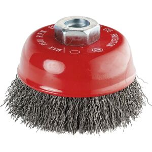 Brosse conique en acier ondulé - nettoyage intensif 80 mm - Publicité Brosse conique en acier ondulé - nettoyage intensif 80 mm - Publicité