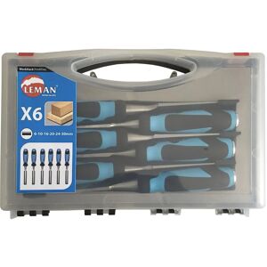 Leman - Coffret de 6 ciseaux à bois - Publicité Leman - Coffret de 6 ciseaux à bois - Publicité