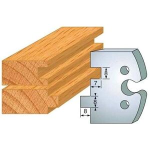 Ensemble de Fers Leman - 855-202 - Diamètre 50mm, Réaffûtables, Rainure de 8mm - Accessoires de Toupie - Publicité Ensemble de Fers Leman - 855-202 - Diamètre 50mm, Réaffûtables, Rainure de 8mm - Accessoires de Toupie - Publicité