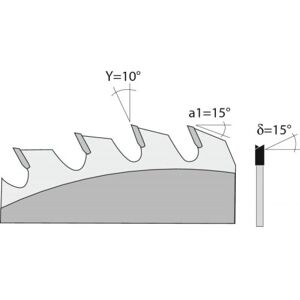 LEMAN - Lame de scie circulaire carbure - 260mm - 60D - Bois & Aluminium LEMAN - Lame de scie circulaire carbure - 260mm - 60D - Bois & Aluminium