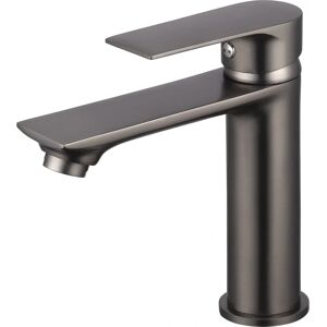 Mélangeur pour lavabo gris métal Nytia - Eurosanit - Publicité Mélangeur pour lavabo gris métal Nytia - Eurosanit - Publicité