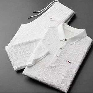 Big BOOSS Men's Summer Breathable Lightweight Sports Suit - Standing Collar - 2XL Big BOOSS Men's Summer Breathable Lightweight Sports Suit - Standing Collar - 2XL