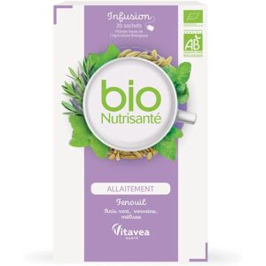 Infusion bio pour allaitement Nutrisanté - Soutien à la lactation et relaxation - Publicité Infusion bio pour allaitement Nutrisanté - Soutien à la lactation et relaxation - Publicité