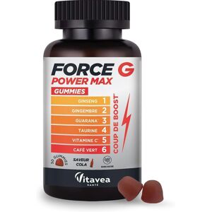 Vitavea G Power Max Ginseng Guarana - 30 Gommes - Compléments alimentaires - Publicité Vitavea G Power Max Ginseng Guarana - 30 Gommes - Compléments alimentaires - Publicité