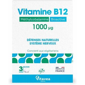 Vitavea Vitamine B12 1000μg - 90 Comprimés - Complément alimentaire - Publicité Vitavea Vitamine B12 1000μg - 90 Comprimés - Complément alimentaire - Publicité