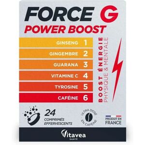Vitavea G Power Boost Comprimés Effervescents - Complément Alimentaire - Publicité Vitavea G Power Boost Comprimés Effervescents - Complément Alimentaire - Publicité