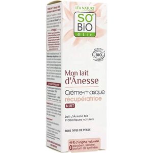 So'Bio étic mascarilla nocturna de leche de burra - Cuidado natural de la piel So'Bio étic mascarilla nocturna de leche de burra - Cuidado natural de la piel
