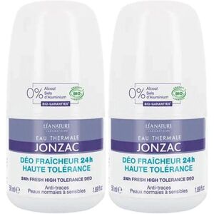 Jonzac Bio Deodorant 24H - Sensible Haut - 2x50ml Jonzac Bio Deodorant 24H - Sensible Haut - 2x50ml