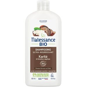 Shampoing au beurre de karité et kératine végétale Natessance - Cheveux très secs ou frisés - Publicité Shampoing au beurre de karité et kératine végétale Natessance - Cheveux très secs ou frisés - Publicité