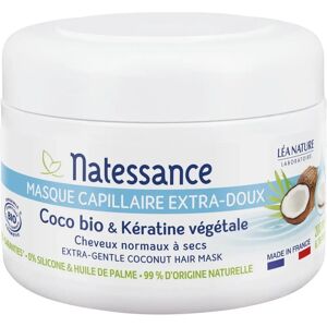 Natessance Bio-Kokos- & Kératin-Haarmaske - Für Trockenes & Beschädigtes Haar Natessance Bio-Kokos- & Kératin-Haarmaske - Für Trockenes & Beschädigtes Haar