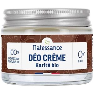 NATESSANCE Bio Sheabutter Deocreme - 50g - Natur & Alkoholfrei NATESSANCE Bio Sheabutter Deocreme - 50g - Natur & Alkoholfrei