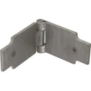 Charnière courte à souder Torbel - Fer rouillé - Broche à 3 nœuds - H.50 mm - L.160 mm - Charnière - Publicité Charnière courte à souder Torbel - Fer rouillé - Broche à 3 nœuds - H.50 mm - L.160 mm - Charnière - Publicité