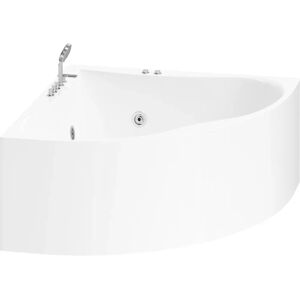 Baignoire hydromassage d'angle Vente-Unique Agyness - 135x135x57 cm - Publicité Baignoire hydromassage d'angle Vente-Unique Agyness - 135x135x57 cm - Publicité