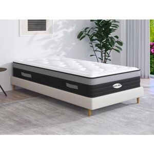 Matelas Hybride NATUREA Amarante - 90x200cm, 7 Zones, Mousse à Mémoire Matelas Hybride NATUREA Amarante - 90x200cm, 7 Zones, Mousse à Mémoire