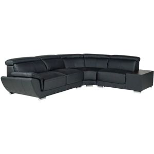 LINEA SOFA - Canapé d'angle en cuir de vachette - Angle droit - 5 places - Publicité LINEA SOFA - Canapé d'angle en cuir de vachette - Angle droit - 5 places - Publicité