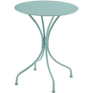 Table de jardin MYLIA - Diamètre 60cm - Métal - Extérieur - Design français - Publicité Table de jardin MYLIA - Diamètre 60cm - Métal - Extérieur - Design français - Publicité