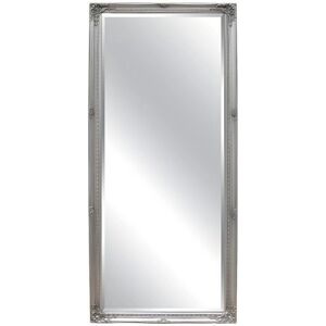 OZAIA Großer Wandspiegel mit Eukalyptusrahmen - Silber - 80x190cm OZAIA Großer Wandspiegel mit Eukalyptusrahmen - Silber - 80x190cm