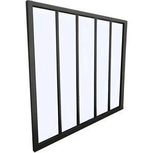 Vente-Unique Pared de cristal interior negra - 150x105 cm Vente-Unique Pared de cristal interior negra - 150x105 cm