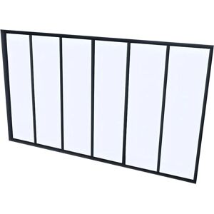 Cristalera de aluminio negra Bayview - 180x105 cm Cristalera de aluminio negra Bayview - 180x105 cm