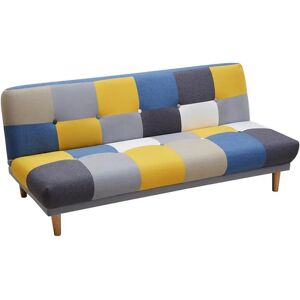 Vente-unique MARDAG Sofá Cama 3 Plazas Patchwork Vente-unique MARDAG Sofá Cama 3 Plazas Patchwork