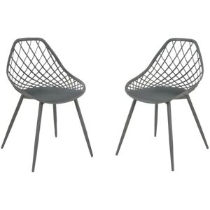 Chaises de jardin MYLIA Malaga - Lot de 2 - Polypropylène Extérieur - Publicité Chaises de jardin MYLIA Malaga - Lot de 2 - Polypropylène Extérieur - Publicité