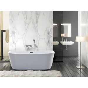 Vente-Unique Bañera Exenta Blanca de Acrílico - Baño Vente-Unique Bañera Exenta Blanca de Acrílico - Baño
