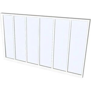 Vente-Unique Paroi en Aluminium Blanc - Cloison Intérieure Vente-Unique Paroi en Aluminium Blanc - Cloison Intérieure