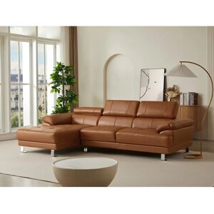 LINEA SOFA Cuir Premium Coin Gauche - 5 Places - Têtières Relax - Publicité LINEA SOFA Cuir Premium Coin Gauche - 5 Places - Têtières Relax - Publicité