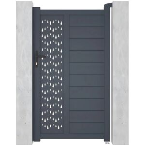 Expertland Aluminiumtor L103 H181 - Wohnsicherheit Expertland Aluminiumtor L103 H181 - Wohnsicherheit