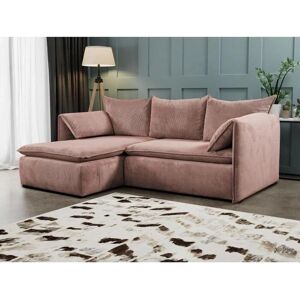 PASCAL MORABITO Teodora Divano Angolare Rosa velluto - Letto Sofa PASCAL MORABITO Teodora Divano Angolare Rosa velluto - Letto Sofa