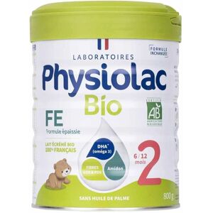 Physiolac Bio 2 formule épaissie (800 g) - Publicité Physiolac Bio 2 formule épaissie (800 g) - Publicité