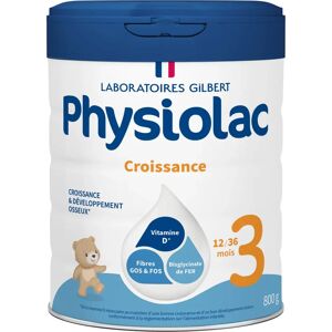 Lait de croissance Physiolac 12-36 Mois - Poudre - Publicité Lait de croissance Physiolac 12-36 Mois - Poudre - Publicité
