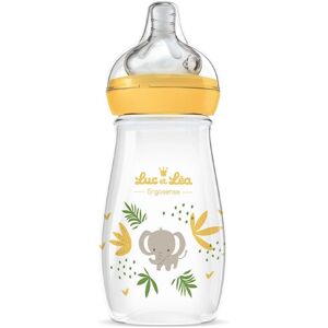 Biberon Ergosense Luc et Léa - 270ml, Débit Moyen, Anti-Colique - Publicité Biberon Ergosense Luc et Léa - 270ml, Débit Moyen, Anti-Colique - Publicité