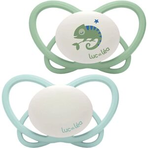Luc et Léa Physio Nuit Sucette - Soutient la position de la langue - 2 pcs - Publicité Luc et Léa Physio Nuit Sucette - Soutient la position de la langue - 2 pcs - Publicité