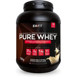Eafit Pur Whey Vanille Intense - Poudre de protéines - 750 g - Publicité Eafit Pur Whey Vanille Intense - Poudre de protéines - 750 g - Publicité