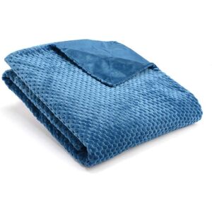 Amadeus - Damier Plaid - Bleu Nuit - 170x130 cm - Publicité Amadeus - Damier Plaid - Bleu Nuit - 170x130 cm - Publicité